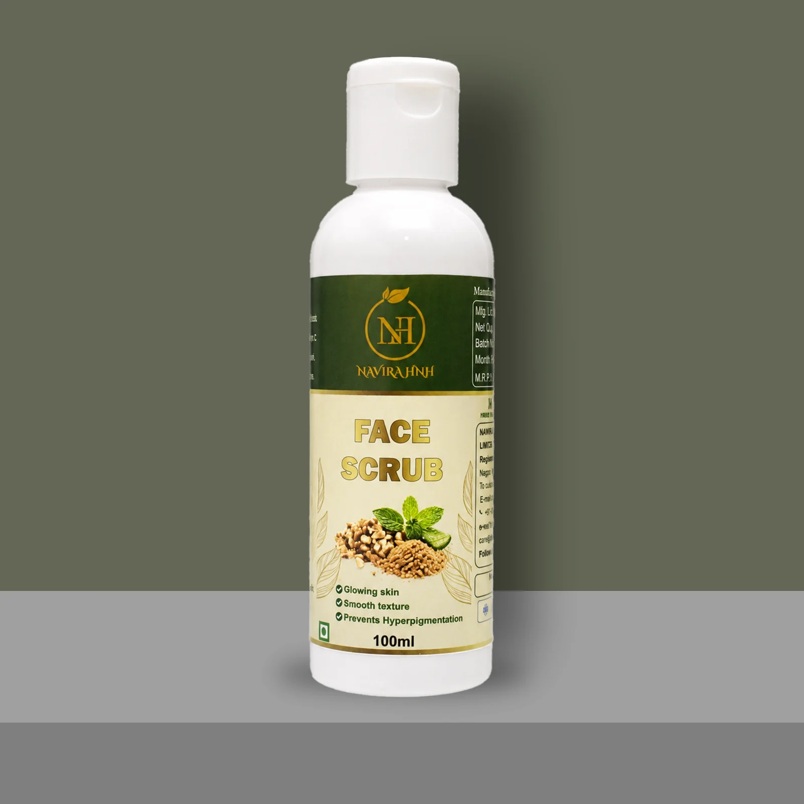 Face Scrub | Gentle Exfoliating Scrub for Bright, Smooth Skin | All Skin Types | Removes Dead Skin & Unclogs Pores